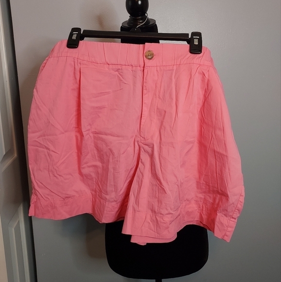 A New Day High Rise Shorts Pink Size XL - Picture 2 of 9